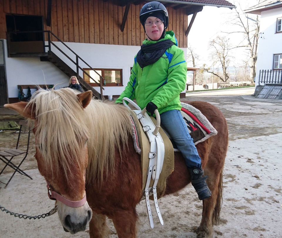 mit Downsyndrom reiten